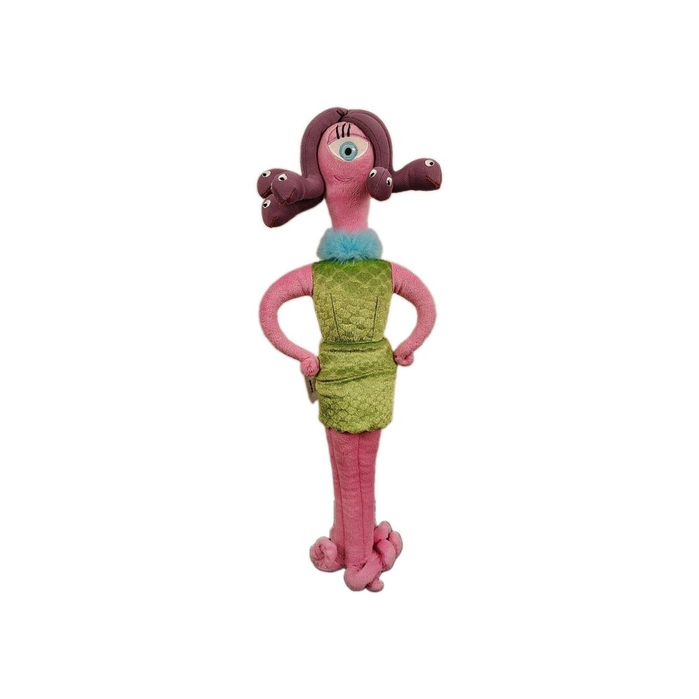 Monsters Inc Celia Mae Plush 15" Stuffed Character Toy Disney Mikes Girlfriend